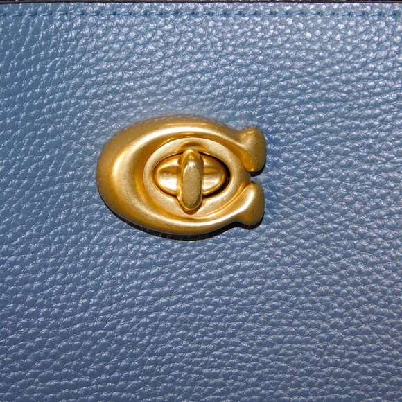 Coach Willow Tote - Colorblock Blue - Picture 4 of 15